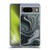 Suzan Lind Marble Swirls Teal And Black Soft Gel Case for Google Pixel 8