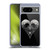 Stanley Morrison Black And White Gothic Dragon Heart Soft Gel Case for Google Pixel 8