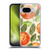 Haley Bush Pattern Painting Orange Splash Soft Gel Case for Google Pixel 9A