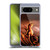 Sarah Richter Fantasy Creatures Red Fire Dragon With Volcano Soft Gel Case for Google Pixel 8