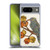 Valentina Birds Autumn Flower Doodle Soft Gel Case for Google Pixel 8