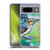 Wyanne Birds Blue and Orange Feathers Soft Gel Case for Google Pixel 8