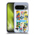 Justice League DC Comics 90th Anniversary Sticker Collage Soft Gel Case for Google Pixel 10