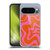 Kierkegaard Design Studio Retro Abstract Patterns Hot Pink Orange Swirl Soft Gel Case for Google Pixel 10