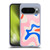 Kierkegaard Design Studio Retro Abstract Patterns Pink Blue Orange Swirl Soft Gel Case for Google Pixel 10