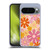 Kierkegaard Design Studio Retro Abstract Patterns Pink Orange Thulian Flowers Soft Gel Case for Google Pixel 10