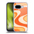 Kierkegaard Design Studio Retro Abstract Patterns Tangerine Wave Machine Soft Gel Case for Google Pixel 9A