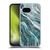 LebensArt Gemstone Marble Teal And Rosegold Soft Gel Case for Google Pixel 9A