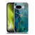 LebensArt Mineral Marble Blue And Gold Soft Gel Case for Google Pixel 9A