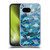 Micklyn Le Feuvre Flora And Fauna Patchwork Manta Rays in Blue Soft Gel Case for Google Pixel 9A