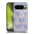 Micklyn Le Feuvre Florals Burst in Blue and Red Soft Gel Case for Google Pixel 10