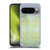 Micklyn Le Feuvre Floral Patterns Mint And Gold Soft Gel Case for Google Pixel 10