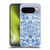 Micklyn Le Feuvre Floral Patterns Denim Blues Soft Gel Case for Google Pixel 10 Pro XL