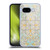 Micklyn Le Feuvre Floral Patterns Grey And Yellow Soft Gel Case for Google Pixel 9A