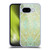 Micklyn Le Feuvre Floral Patterns Mint And Gold Soft Gel Case for Google Pixel 9A