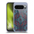 Micklyn Le Feuvre Mandala Fancy Navy Blue and Red Soft Gel Case for Google Pixel 10