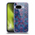 Micklyn Le Feuvre Mandala Cherry Red and Navy Blue Soft Gel Case for Google Pixel 9A