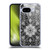 Micklyn Le Feuvre Mandala Lace in White on Black Soft Gel Case for Google Pixel 9A