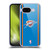 NBA Oklahoma City Thunder Logo Blue Design Soft Gel Case for Google Pixel 9A