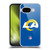 NFL Los Angeles Rams Logo Plain Soft Gel Case for Google Pixel 9A