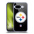 NFL Pittsburgh Steelers Logo Plain Soft Gel Case for Google Pixel 9A