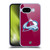 NHL Colorado Avalanche Plain Soft Gel Case for Google Pixel 9A