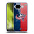 NHL Columbus Blue Jackets Half Distressed Soft Gel Case for Google Pixel 9A