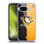 NHL Pittsburgh Penguins Half Distressed Soft Gel Case for Google Pixel 9A