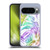 Nature Magick Tropical Palm Leaves On Marble Rainbow Leaf Soft Gel Case for Google Pixel 10