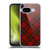 PLdesign Christmas Red Tartan Soft Gel Case for Google Pixel 9A