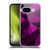 PLdesign Geometric Patterns Dark Pink And Black Mesh Soft Gel Case for Google Pixel 9A