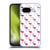 PLdesign Sparkly Flamingo Pink Pattern On White Soft Gel Case for Google Pixel 9A