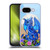 Stanley Morrison Art Blue Sapphire Dragon & Flowers Soft Gel Case for Google Pixel 9A