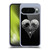 Stanley Morrison Black And White Gothic Dragon Heart Soft Gel Case for Google Pixel 10