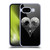 Stanley Morrison Black And White Gothic Dragon Heart Soft Gel Case for Google Pixel 9A