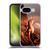 Sarah Richter Fantasy Creatures Red Fire Dragon With Volcano Soft Gel Case for Google Pixel 9A