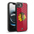 NHL Chicago Blackhawks Net Pattern Gel Armour Case For Apple iPhone 16e / Apple iPhone 17e
