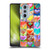 Aimee Stewart Colourful Sweets Hearts Grid Soft Gel Case for Motorola Edge X30