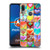Aimee Stewart Colourful Sweets Hearts Grid Soft Gel Case for Motorola Moto E6 Plus