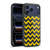 PLdesign Geometric Patterns Yellow Gray Vintage Gel Armour Case For Apple iPhone 17 Pro Max