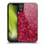 PLdesign Sparkle Prints Dark Pink Red Gel Armour Case For Apple iPhone XR