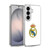 Real Madrid CF Origin Plain Logo White Soft Gel Case for Samsung Galaxy S26
