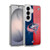 NHL Columbus Blue Jackets Half Distressed Soft Gel Case for Samsung Galaxy S26 Plus
