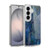 LebensArt Mineral Marble Indigo Soft Gel Case for Samsung Galaxy S26 Plus