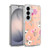 Anis Illustration Flower Pattern 2 Peach Soft Gel Case for Samsung Galaxy S26