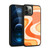 Kierkegaard Design Studio Retro Abstract Patterns Tangerine Wave Machine Gel Armour Case For Apple iPhone 12 Pro Max