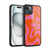 Kierkegaard Design Studio Retro Abstract Patterns Hot Pink Orange Swirl Gel Armour Case For Apple iPhone 15 Plus