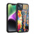Michael David Ward Psychedelic Art Midnight Cat In Paris Gel Armour Case For Apple iPhone 14 Plus