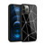 PLdesign Geometric Patterns Black Triangles White Lines Gel Armour Case For Apple iPhone 12 Pro Max