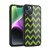 PLdesign Geometric Patterns Green Gray Vintage Gel Armour Case For Apple iPhone 14 Plus